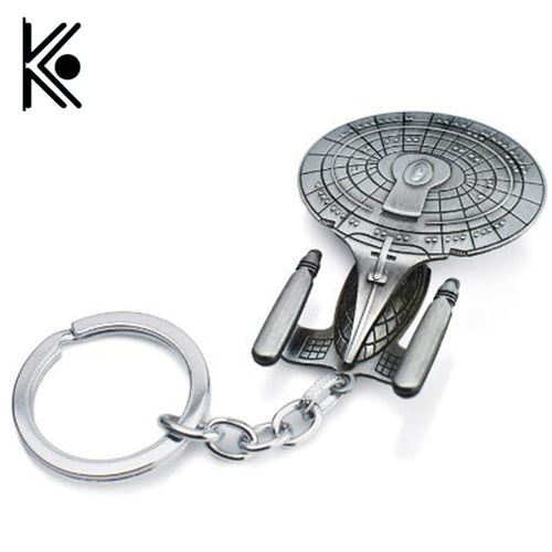 Trek Spaceship Keychain