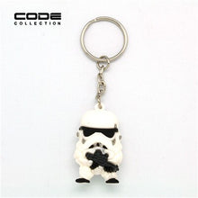 Load image into Gallery viewer, Darth Vader and Soldier Keychain