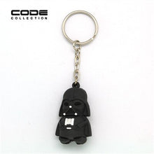 Load image into Gallery viewer, Darth Vader and Soldier Keychain