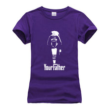 Load image into Gallery viewer, Darth Vader White T-Shirt