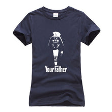 Load image into Gallery viewer, Darth Vader White T-Shirt