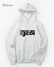 Load image into Gallery viewer, Trust Me I&#39;m a Jedi White Hoodie Star Wars